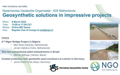 Geosynthetic solutions for several international impressive projects
